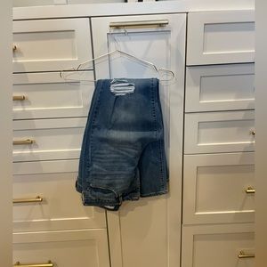 Frayed Jeans High Rise Skinny in 32